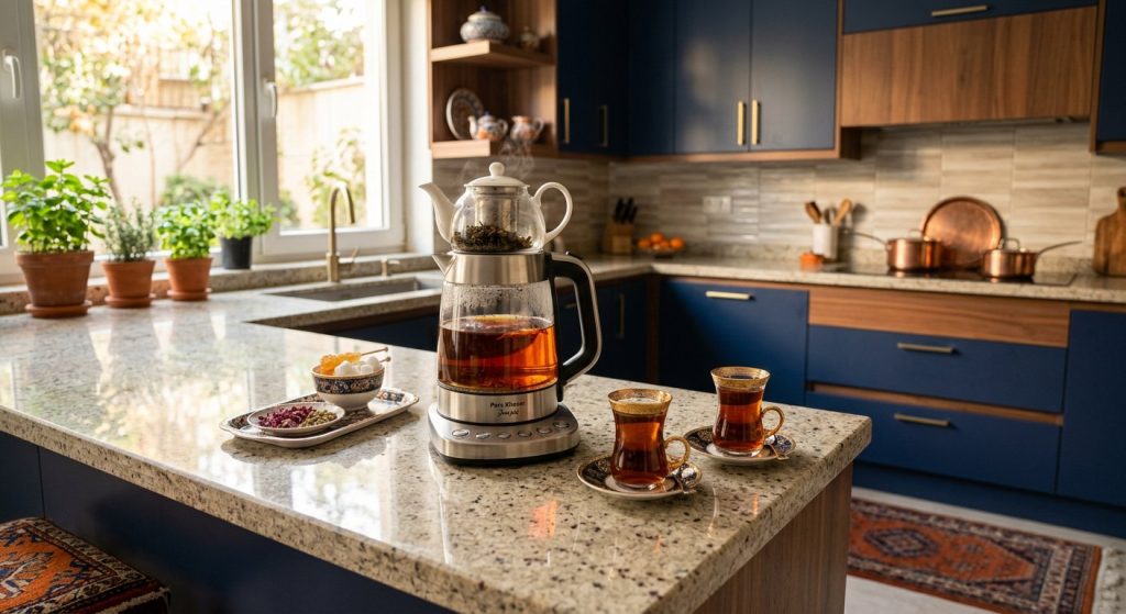 بهترین چای ساز روهمی برای آشپزخانه مدرن